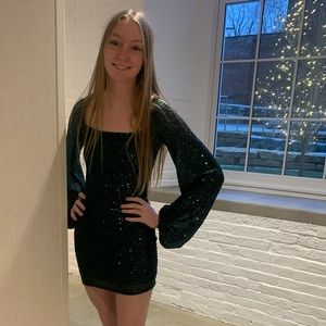 Green Lucy in the Sky dress